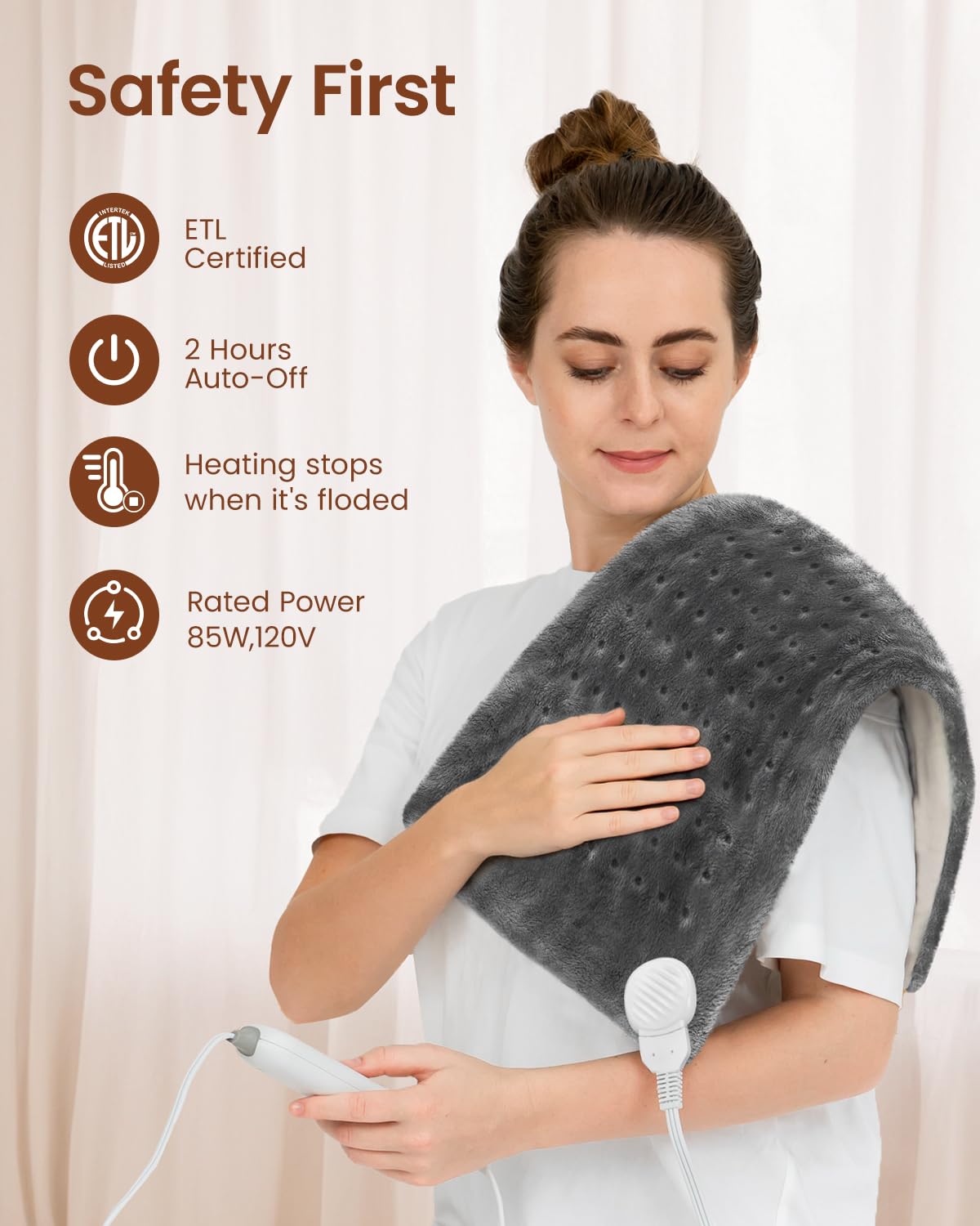 RENPHO Heating Pads Electric, Christmas Birthday Gift for Women Men 🍁 All In One Marketplace Canada