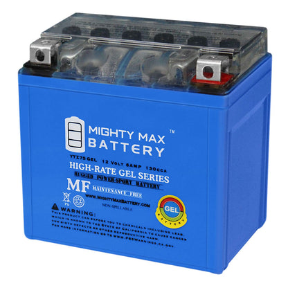 Mighty Max Battery YTZ7S 12V 6AH 130CCA Gel Battery Brand Product Mighty Max Battery
