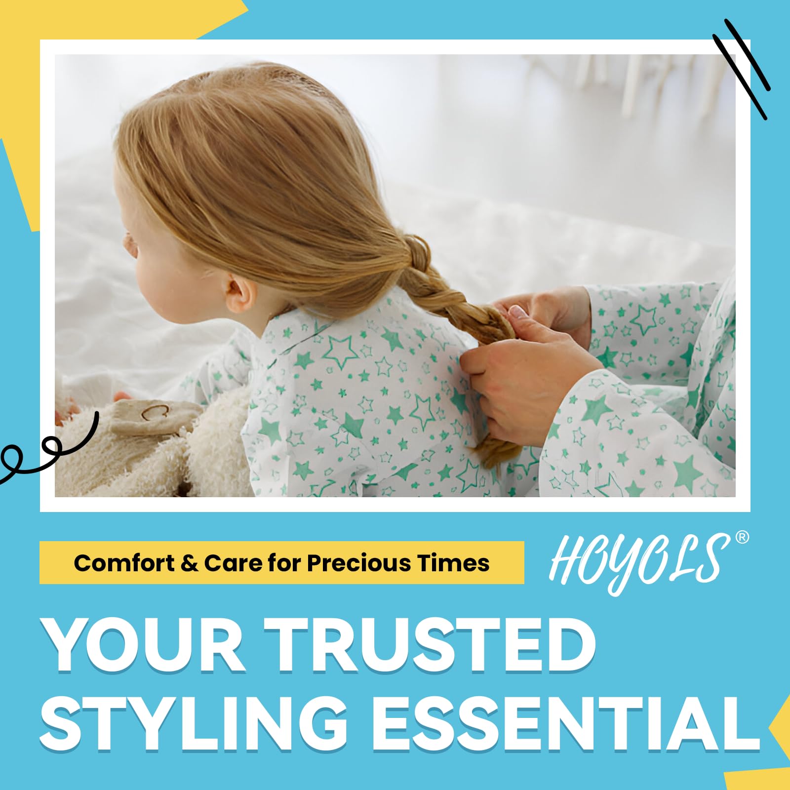 Hoyols Clear Hair Elastics 1500pcs, Strong Hold Small Mini Rubber Bands, No Damage No Crease Ponytail & Braids for Kids, Thick & Durable - Available at All In One Marketplace Canada