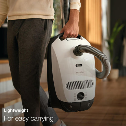 Miele Classic C1 Turbo Team Bagged Canister Vacuum, Tech Blue - Portable, Household - 5 Year Warranty - 41BAN044USA