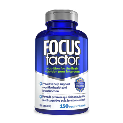 Focus Factor Brain Supplement & Complete Multivitamin (150 Count)