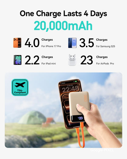 INIU Power Bank, Smallest 20000mAh 22.5W Fast Charging Portable Charger