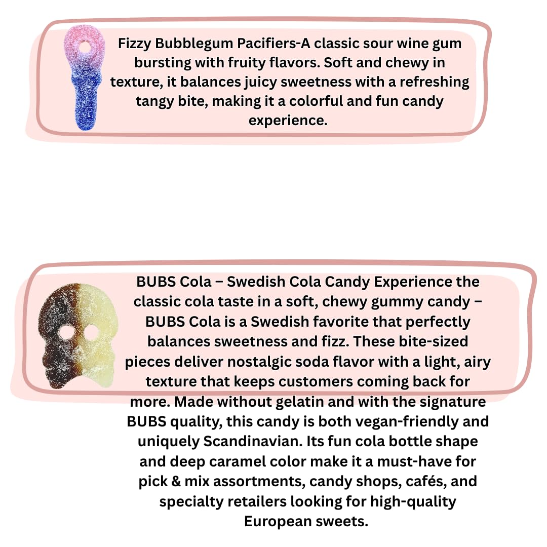 KandyHaus Swedish Candy Mix 255g – Scandinavian Gummy Assortment with Sour & Sweet Fruity Flavors