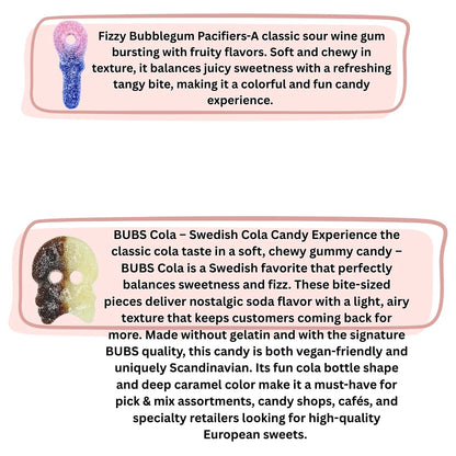 KandyHaus Swedish Candy Mix 255g – Scandinavian Gummy Assortment with Sour & Sweet Fruity Flavors