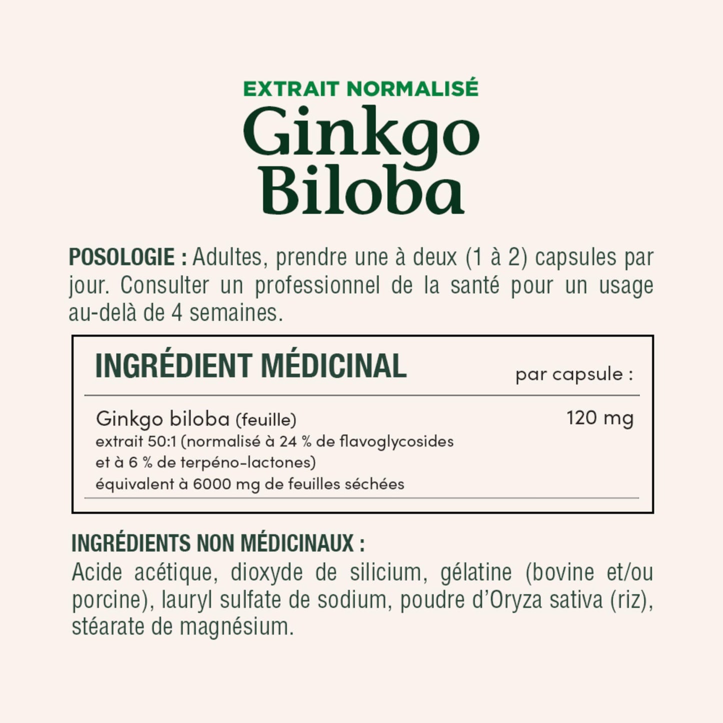 NATURE'S BOUNTY Gingko Biloba, 120 mg, Value Size, Helps to Enhance Cognitive Function, 180 Capsules, 78.5 g - Available at All In One Marketplace Canada