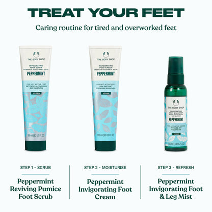 The Body Shop Peppermint Invigorating Foot Cream 100ml 🍁 All In One Marketplace Canada