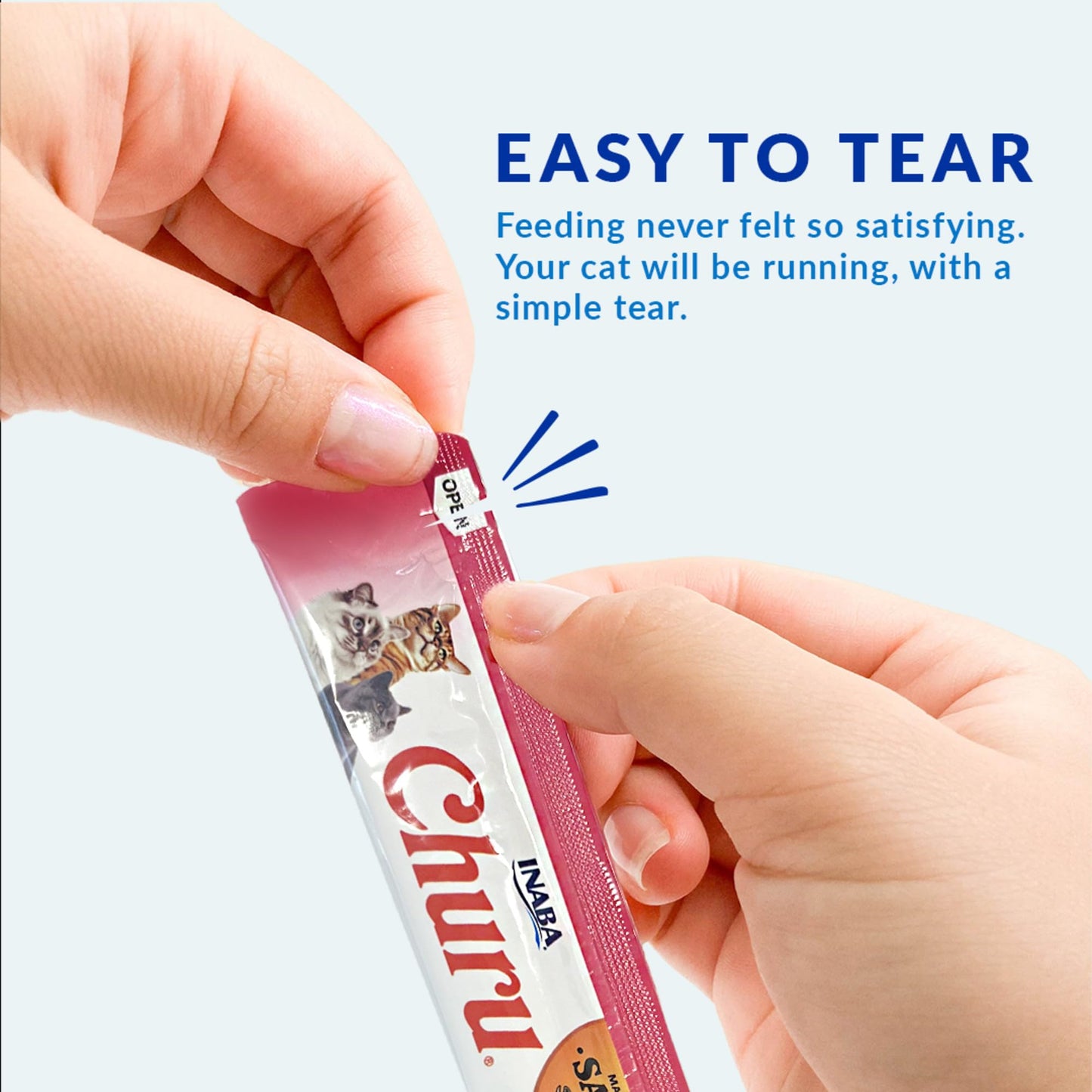 INABA Salmon Churu Cat Treats, Lickable, Squeezable Creamy Purée Cat Treat with Green Tea Extract & Taurine, 14 Grams Each Tube, 20 Tubes, Salmon & Tuna Variety Box - Available at All In One Marketplace Canada