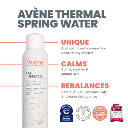 Eau Thermale Avene thermal spring water soothing facial mist, 150ml