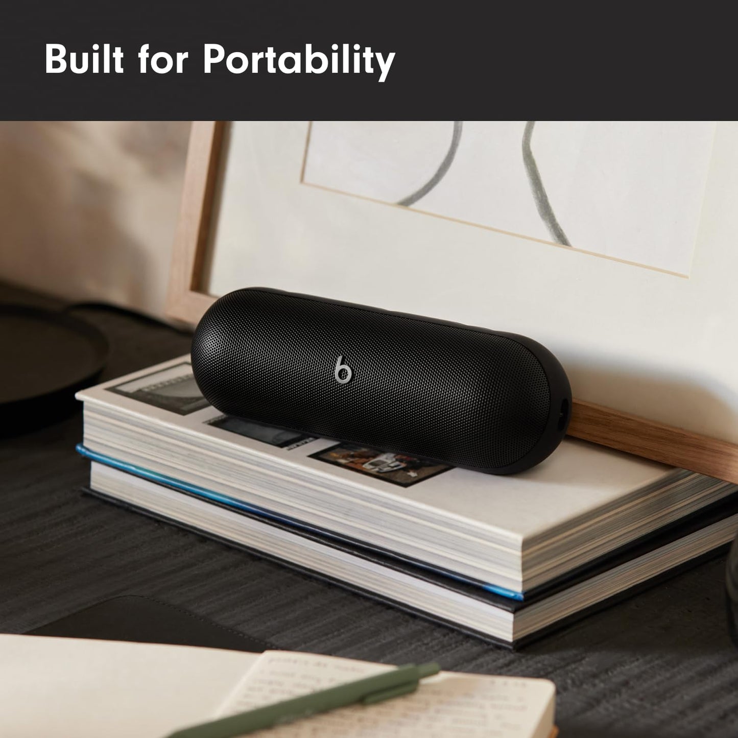 Beats Pill - Portable Bluetooth Speaker, Up to 24H Battery Life, Water Resistant, Bluetooth, Apple & Android Compatible, Seriously Loud Sound for Home, Outdoor & Travel- Matte Black 🍁 All In One Marketplace Canada