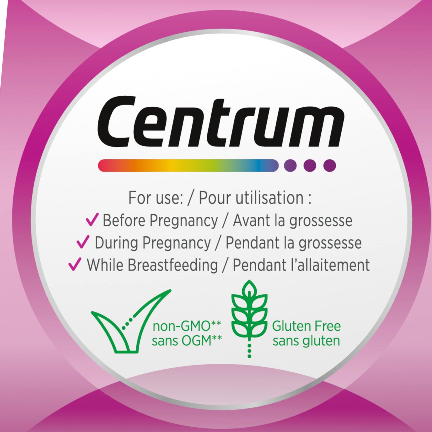 Centrum Prenatal Vitamin Tablet, Postpartum Multivitamin and Mineral Supplement, Essential Prenatal Vitamins, 100 Count (Packaging May Vary) - Available at All In One Marketplace Canada