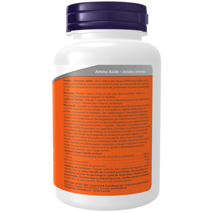 NOW Supplements, 5-HTP (5-hydroxytryptophan) 200 mg, Double Strength, Neurotransmitter Support, 60 Veg Capsules