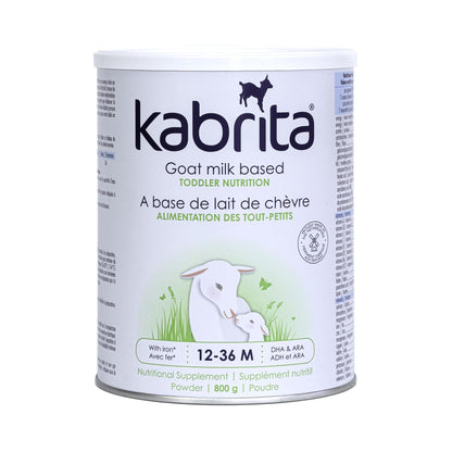Kabrita Goat Milk Toddler Formula - Ages 12-36 Months - Vitamin D, Iron & DHA - 800g