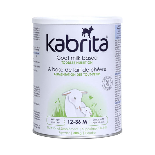 Kabrita Goat Milk Toddler Formula - Ages 12-36 Months - Vitamin D, Iron & DHA - 800g