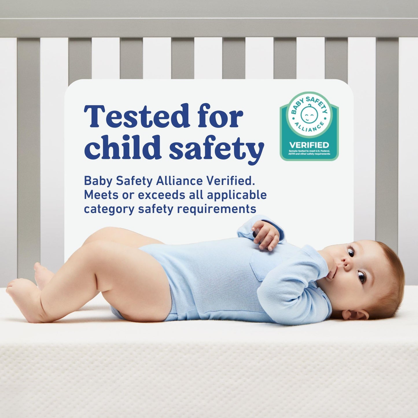 Graco Premium Crib & Toddler Mattress – GREENGUARD Gold Certified, Machine-Washable OEKO-TEX STANDARD 100 Certified Cover with Waterproof Surface, Fits Any Standard Full Size Baby Crib & Toddler Bed