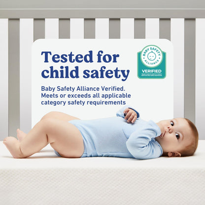 Graco Premium Crib & Toddler Mattress – GREENGUARD Gold Certified, Machine-Washable OEKO-TEX STANDARD 100 Certified Cover with Waterproof Surface, Fits Any Standard Full Size Baby Crib & Toddler Bed