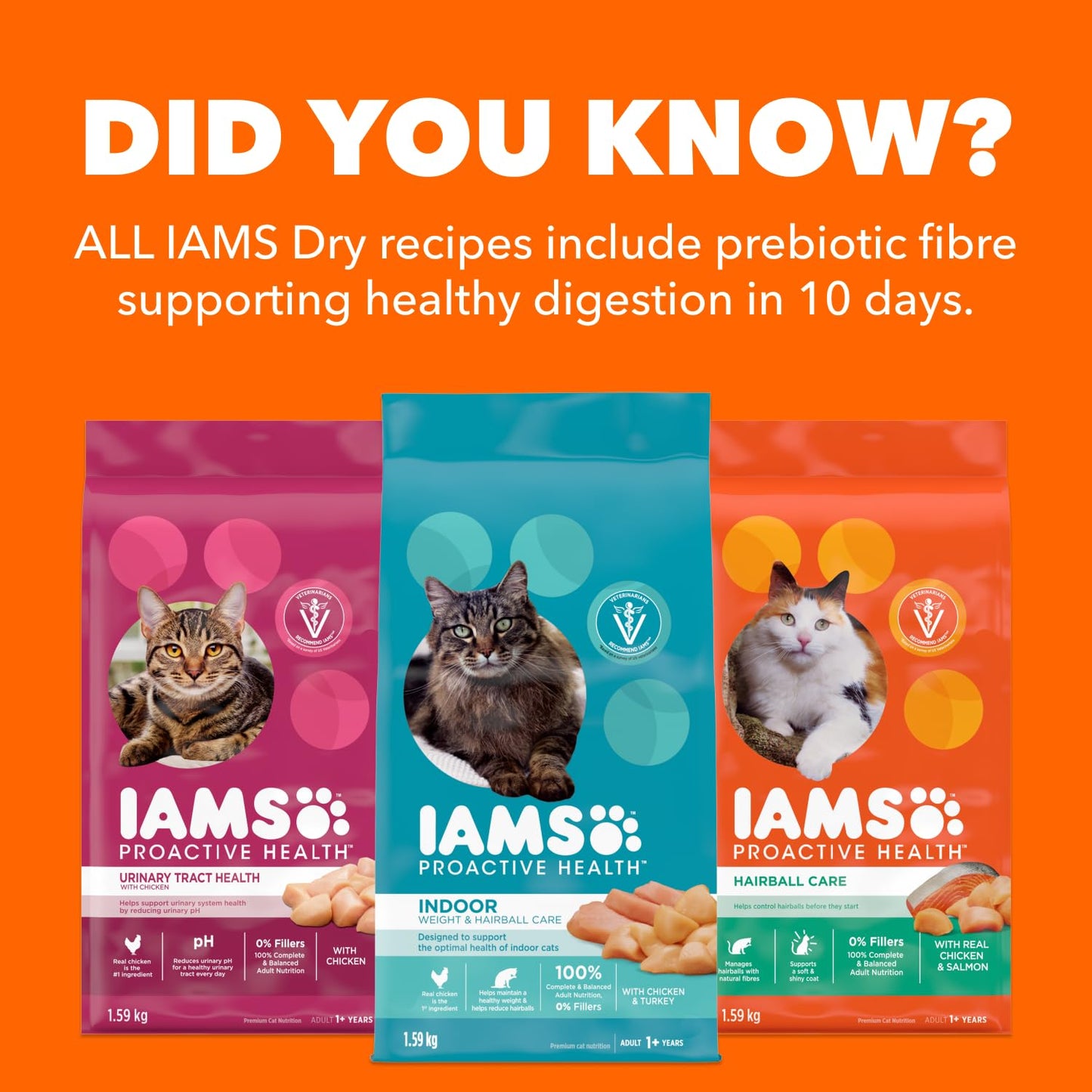 IAMS Proactive Health Senior Dry Cat Food, Chicken Flavour, 3.18kg 🍁 All In One Marketplace Canada