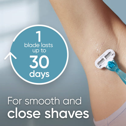 Gillette Venus Razors Women, Smooth Razors, 1 Handle + 6 Razor Blade Refills