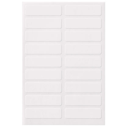 AVERY No Iron Clothing Labels, Washer & Dryer Safe, Writable Fabric Labels, 54 Labels, 1 Pack (40720), White, 1/2"x1-3/4" Avery