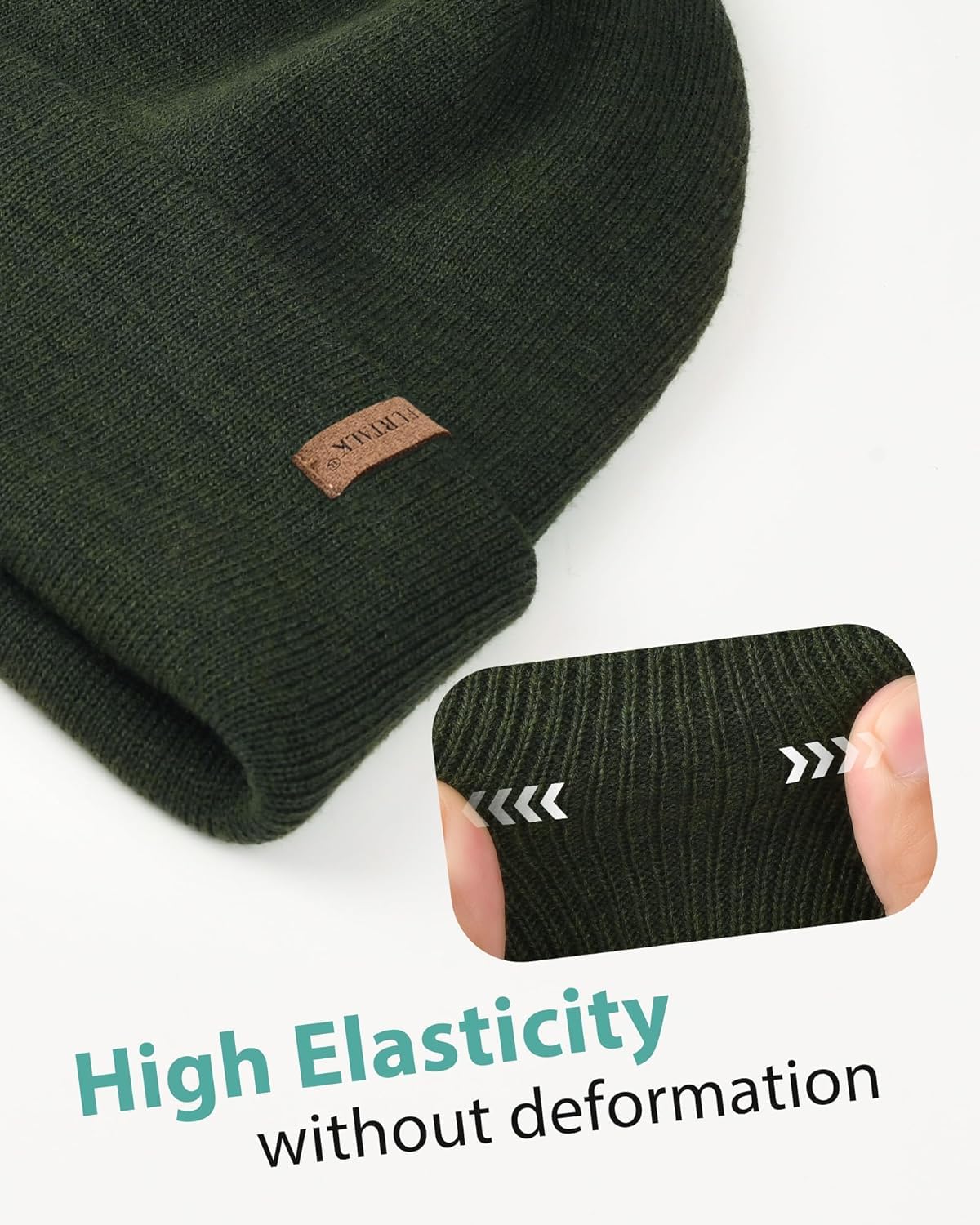 FURTALK Unisex Cuffed Beanie Thick Double Knit Winter Skull Cap 🍁 All In One Marketplace Canada