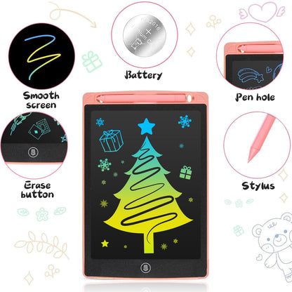 2 Pack LCD Writing Tablet for Kids Toys, HAPPYMATE 12.5 Inch Colorful Erasable Doodle Board Drawing Pad for Kids, Car Trip Educational Toys Christmas Gift for Girls Boys 3 4 5 6 7 8 Years Old 🍁 All In One Marketplace Canada
