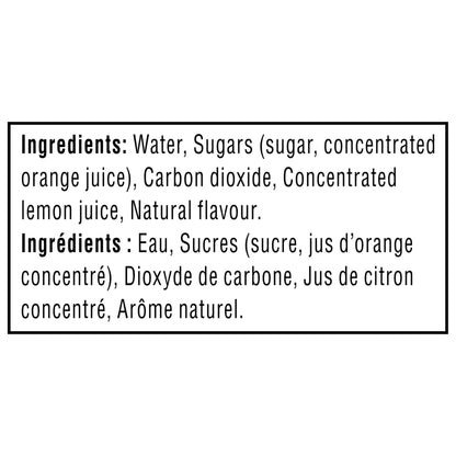 San Pellegrino Naturali Aranciata Orange Sparkling Beverage, 330 mL Cans (24-Pack)