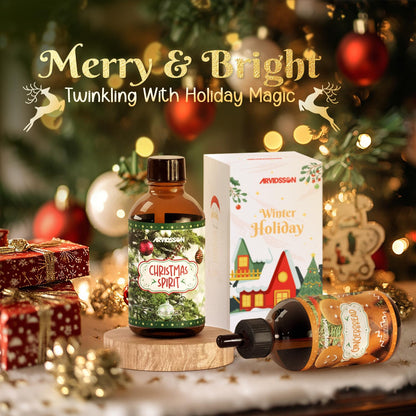 Christmas Spirit Essential Oil 4 Fl Oz (120ml), ARVIDSSON Christmas Tree Fragrance Oil, Winter Essential Oil for Diffusers, Candle Making, Holiday Scented Oil for Home 🍁 All In One Marketplace Canada