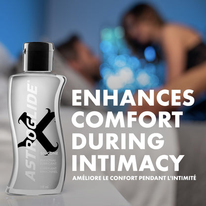 ASTROGLIDE Silicone Lubricant (148 mL) X Premium, Waterproof, Long-Lasting