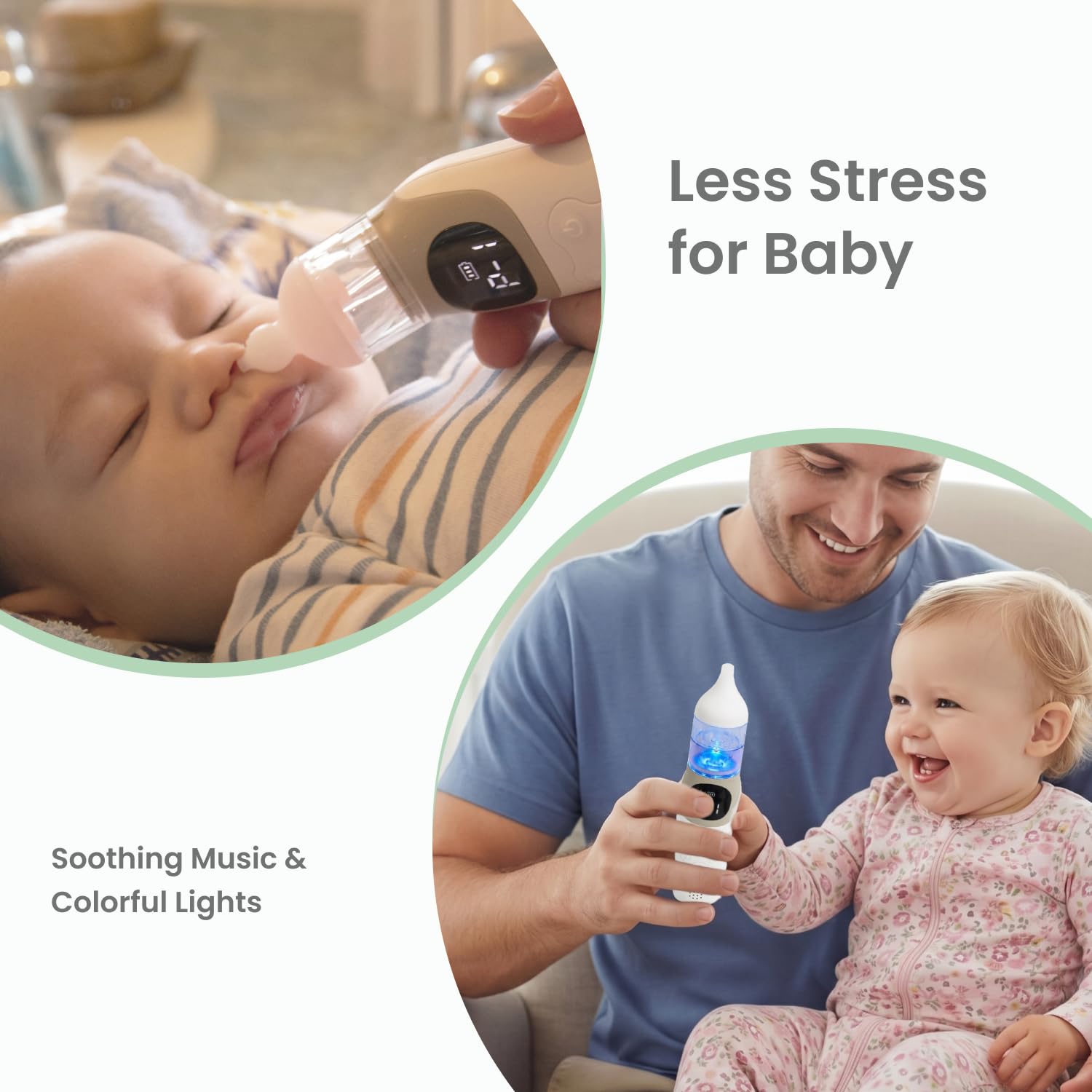 bblüv Rinö Pro Battery Operated Baby Nasal Aspirator with 5 Suction Levels bblüv