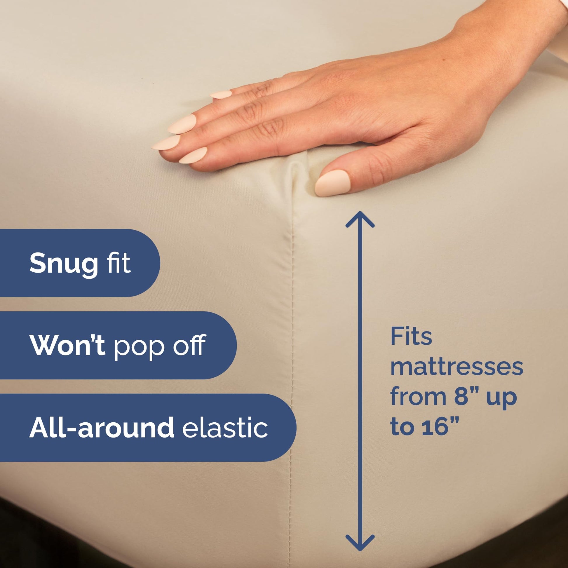 King Size 4 Piece Sheet Set - Comfy Breathable & Cooling Sheets - Hotel Luxury Bed Sheets for Women & Men - Deep Pockets, Easy-Fit, Extra Soft & Wrinkle Free Sheets - Wheat Oeko-Tex Bed Sheet Set