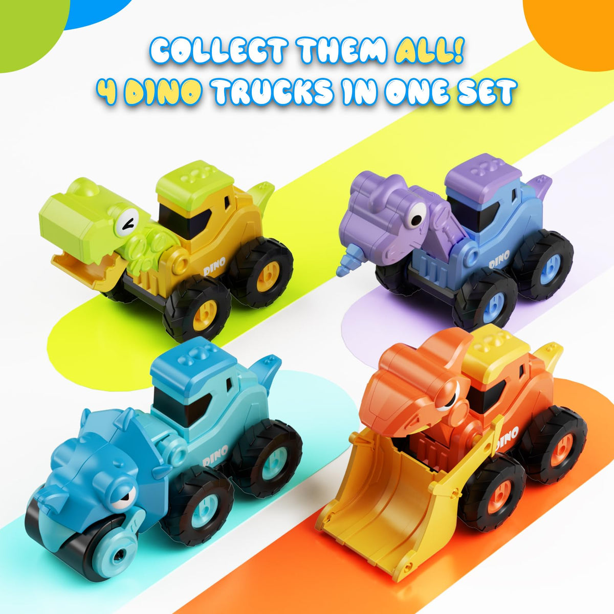 Dimoarch Press and Go Dinosaur Truck Toys for 1 2 3 Year Old Boys 🍁 All In One Marketplace Canada