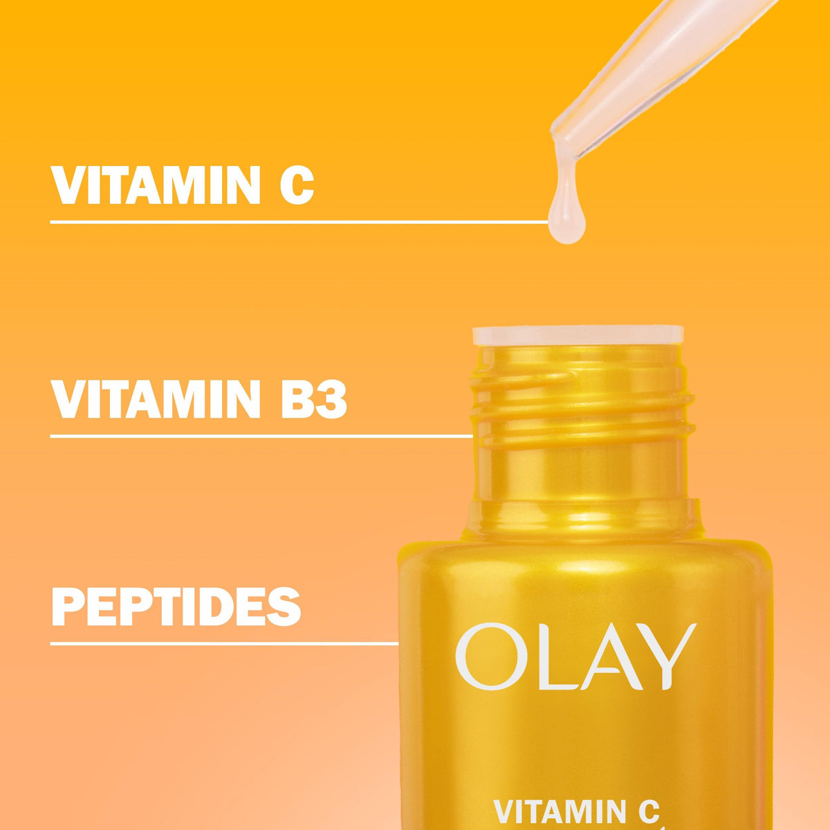 Olay Vitamin C + Peptide 24 Serum, 40 mL [Packaging May Vary]
