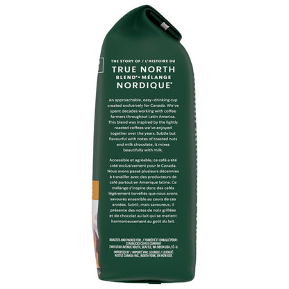 Starbucks True North Light Roast Ground Coffee - 100% Arabica Beans, 340g x 6 Pack (2040g Total)