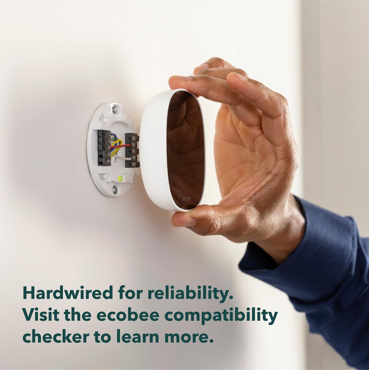 NEW 2025 ecobee Smart Thermostat Essential - Energy Star Certified programmable Wi-Fi Thermostat - Works with Siri, Alexa, and Google Assistant