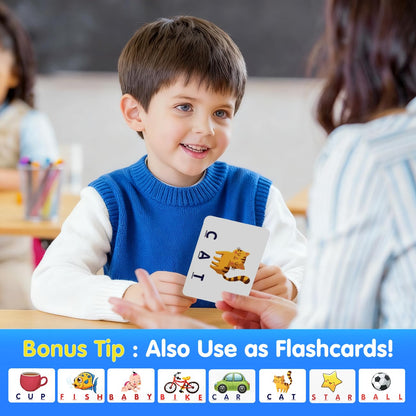 HahaGift Educational Toys for 3-5 Year Old Boy Girl Gifts, Matching Letter Learning Games Activities, Ideal Christmas Birthday Gift for Toddler Kids Age 3 4 5 6 7 Year Olds Boys Girls 🍁 All In One Marketplace Canada