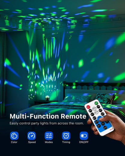 FALOVE 2 Pack Cupcake RGB Disco Ball Lights for Party & Ambient Night Light 🍁 All In One Marketplace Canada