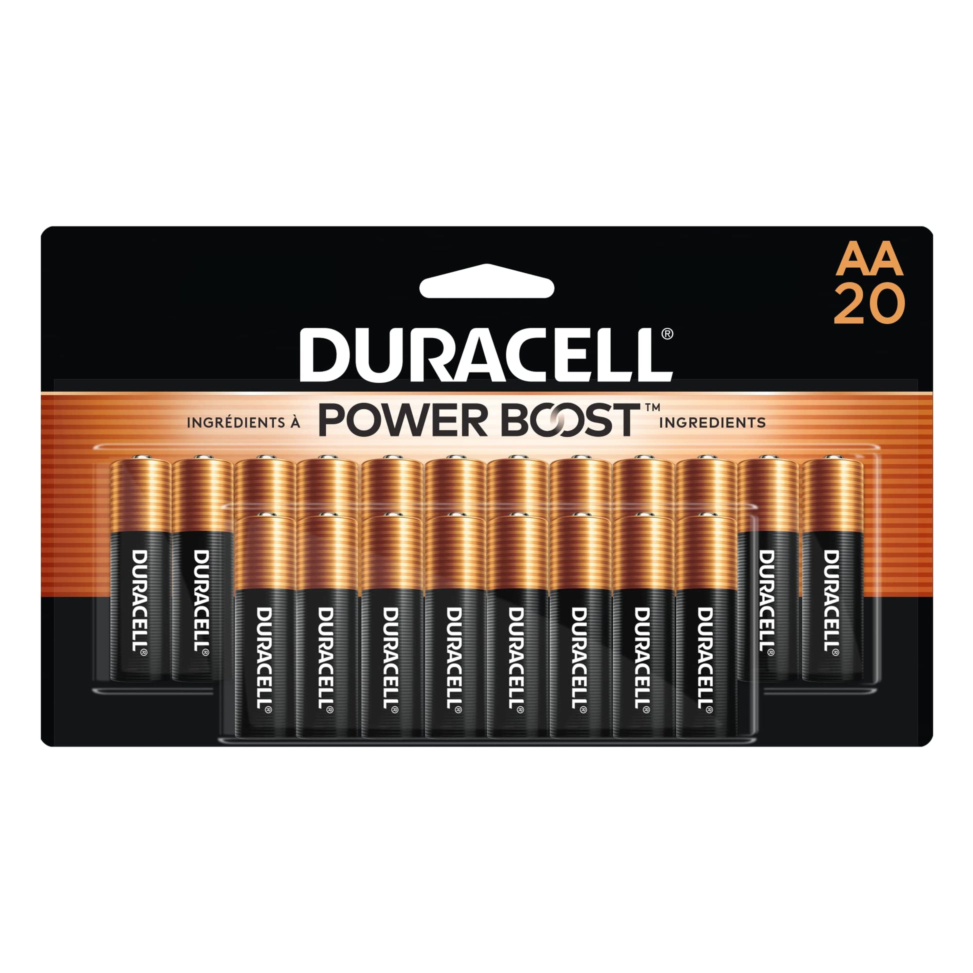 Duracell Coppertop AA Batteries 20 Count (Pack of 1) with Power Boost Ingredients, Double A Battery for Household and Office Devices, Alkaline AA Battery - Available at All In One Marketplace Canada