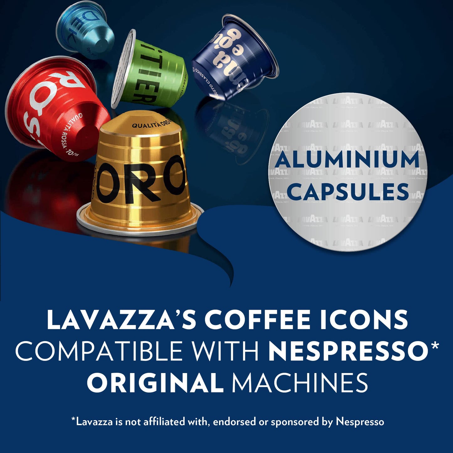 Lavazza Crema E Gusto Medium Roast Coffee Pods for Nespresso Original Machines – 100 Count
