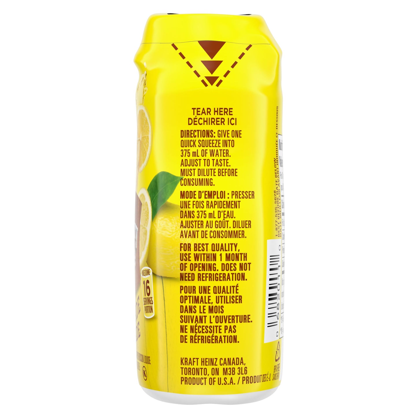 Country Time Lemonade Liquid Drink Mix, 48 mL Bottle (Pack of 12)