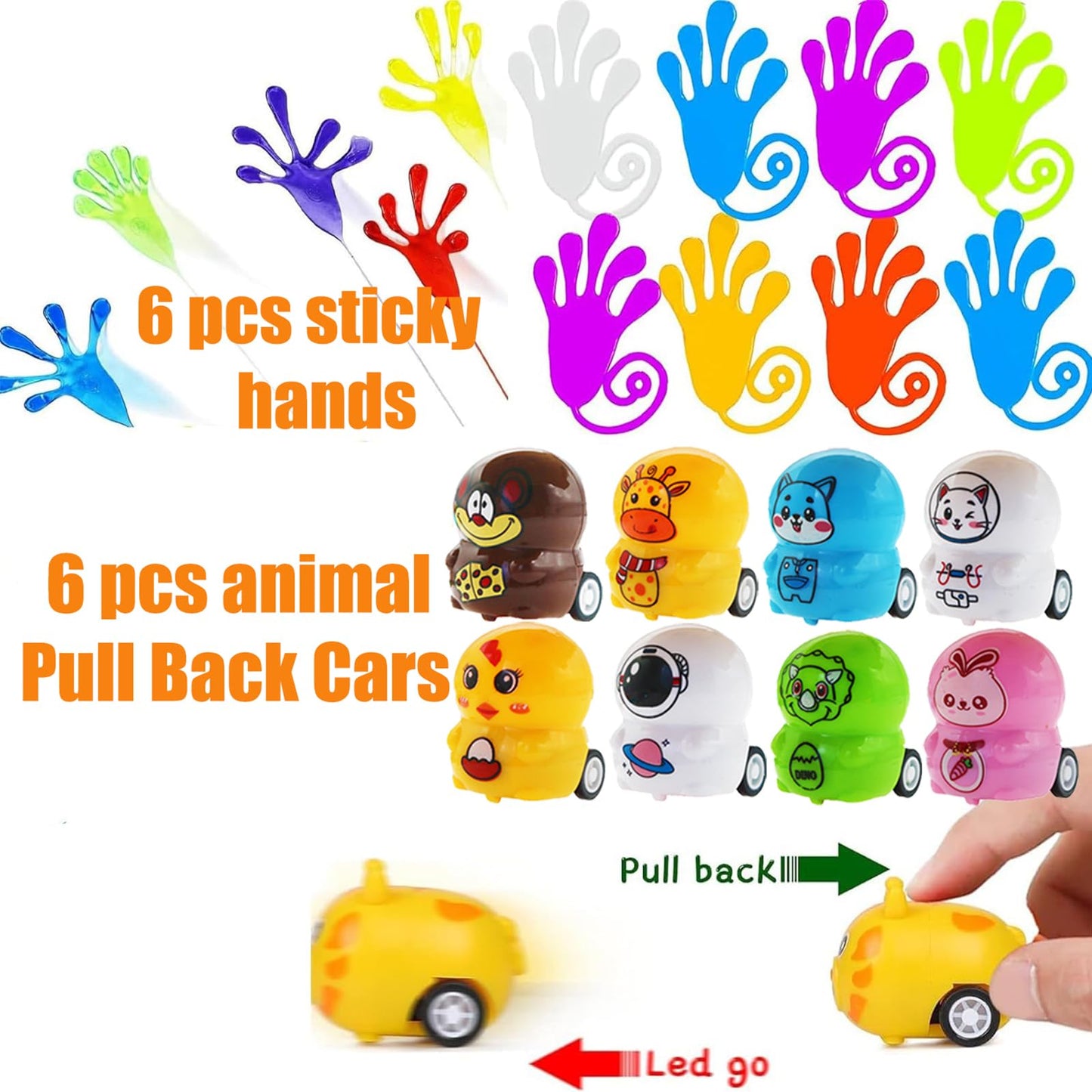 124 Pcs Party Favors for Kids, Goodie Bag Items, Loot Bag Fillers, Pinata Filler, Treasure Box Toys for kids Classroom Prizes, Treasure Chest, Easter Basket Egg Fillers Birthday Gifts
