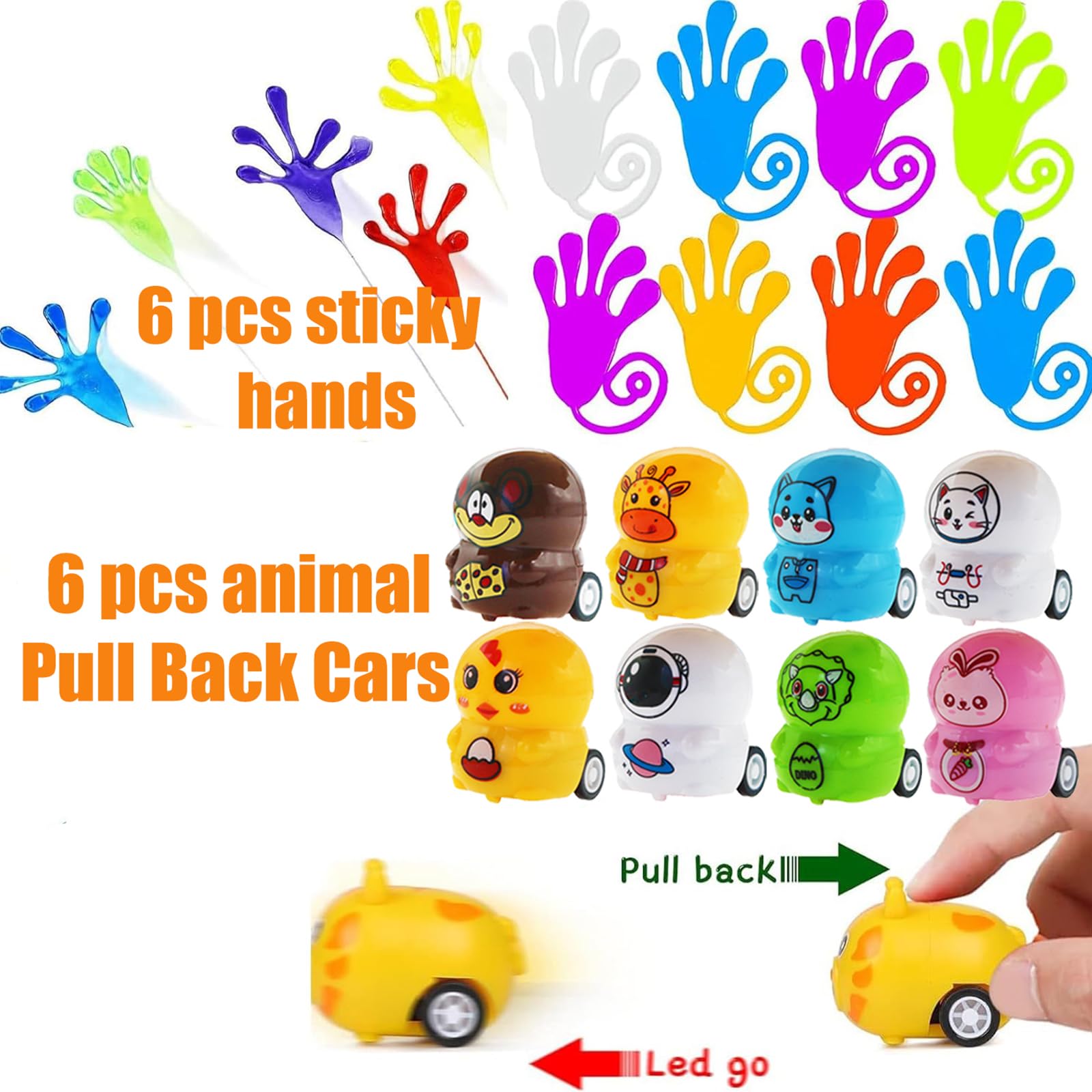 124 Pcs Party Favors for Kids, Goodie Bag Items, Loot Bag Fillers, Pinata Filler, Treasure Box Toys for kids Classroom Prizes, Treasure Chest, Easter Basket Egg Fillers Birthday Gifts