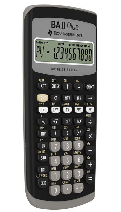 Texas Instruments BA II Plus Financial Calculator, Black