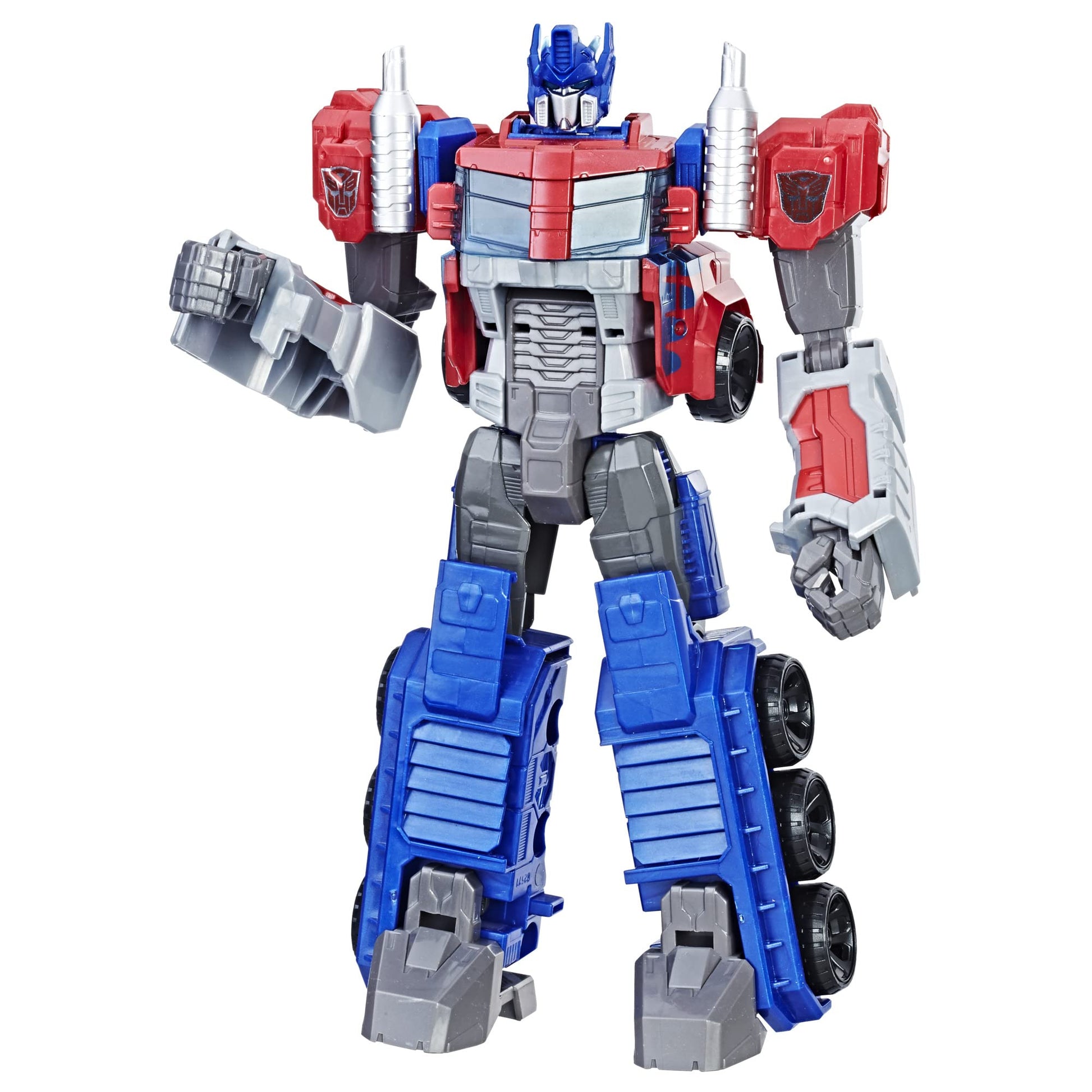 Transformers Toys Heroic Optimus Prime Action Figure - Timeless Large-Scale Figure, Changes into Toy Truck - Toys for Kids 6 and Up, 11-inch (Amazon Exclusive) Transformers