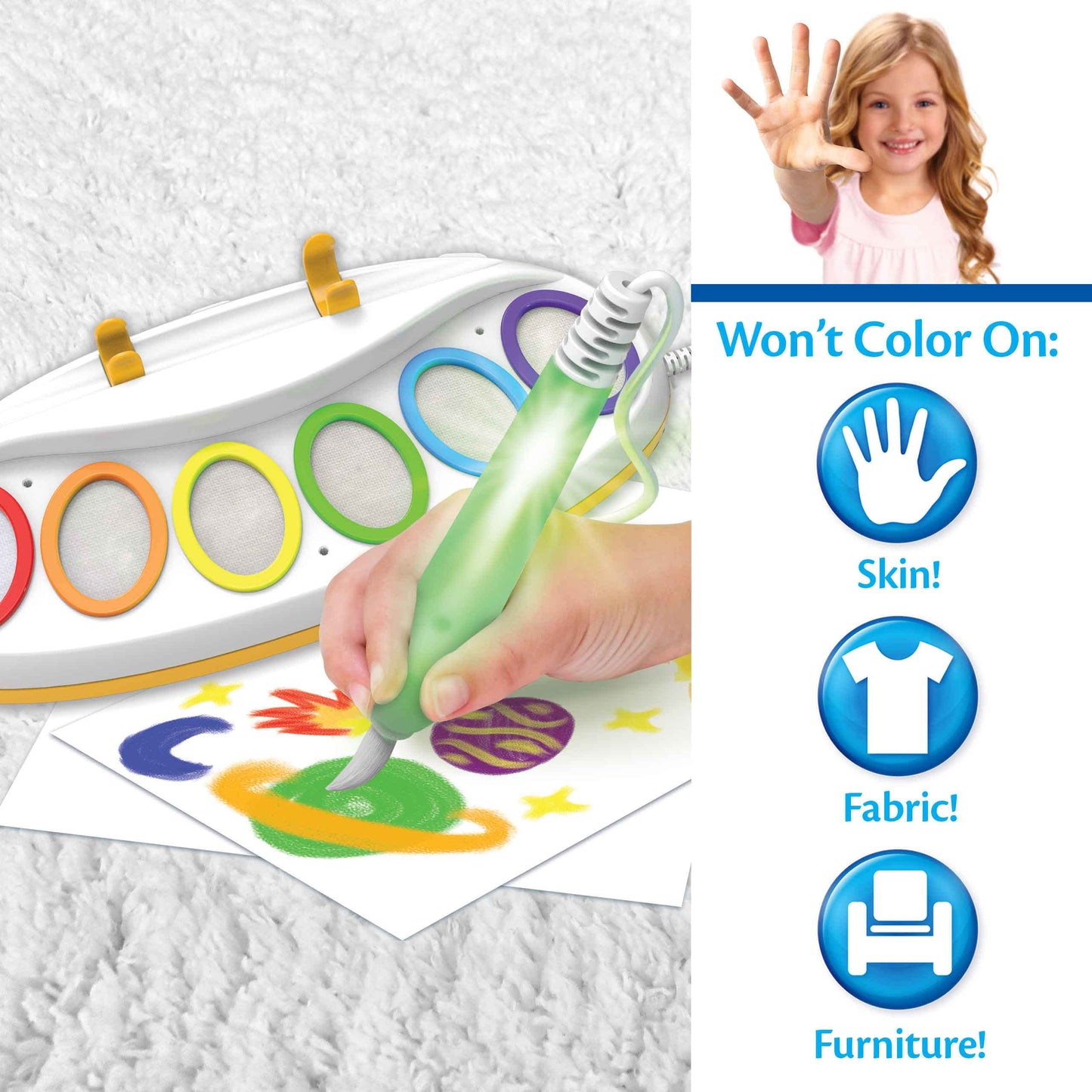 Crayola Color Wonder Magic Light Brush, Mess Free Painting Station for Kids, Gift for Kids, Learning Toddler Activity Toy, Ages 3+ 🍁 All In One Marketplace Canada