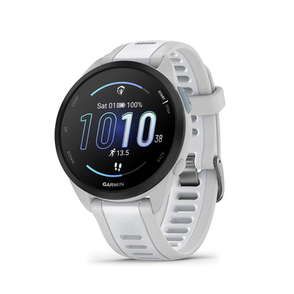 Garmin Forerunner® 165, Running Smartwatch, Colorful AMOLED Display, Training Metrics and Recovery Insights, Whitestone 🍁 All In One Marketplace Canada