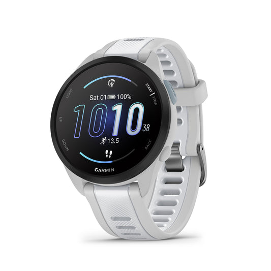 Garmin Forerunner® 165, Running Smartwatch, Colorful AMOLED Display, Training Metrics and Recovery Insights, Whitestone 🍁 All In One Marketplace Canada