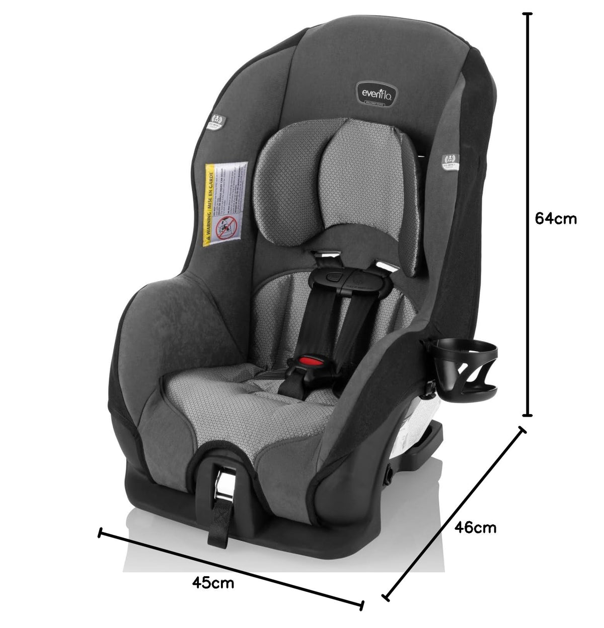 Evenflo Tribute LX Convertible Car Seat - Saturn Gray