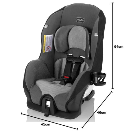 Evenflo Tribute LX Convertible Car Seat - Saturn Gray