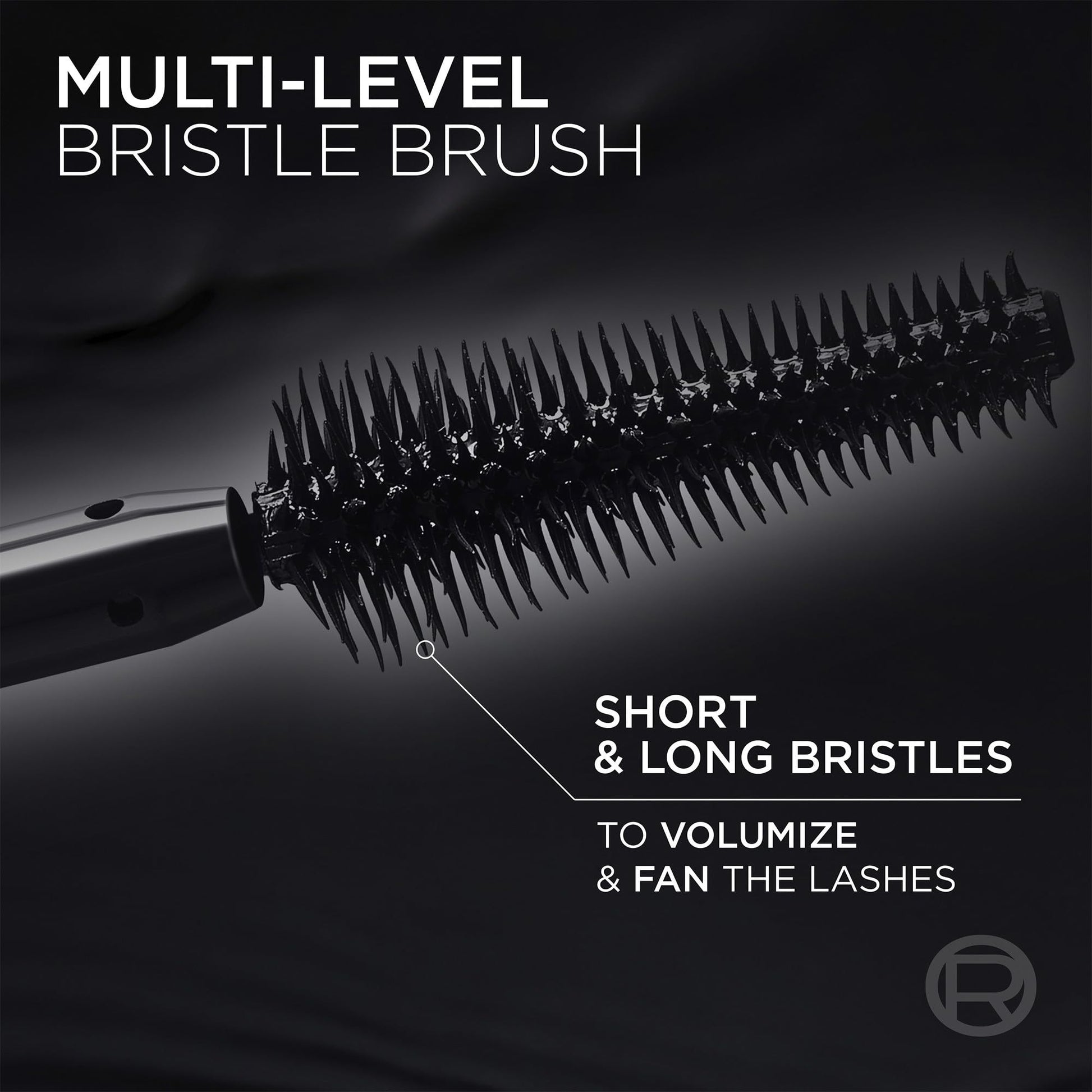 L'Oréal Paris Voluminous Panorama Mascara, Volumizing and Lengthening Mascara, Longwear, Smudge-Resistant and Washable, All Night Black, 0.33 Fl Oz (Pack of 1)