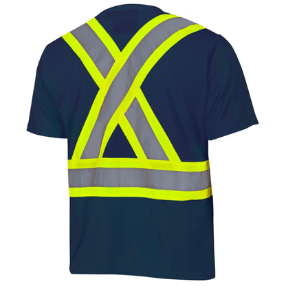 Pioneer High Vis Shirt for Men - Safety T-shirt - Class 1