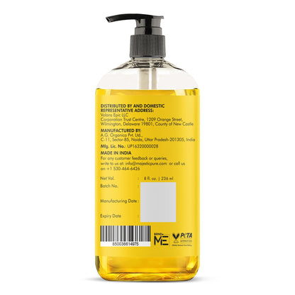 Majestic Pure Vitamin E Oil - 100% Pure & Natural, 20,000 IU | Premium Grade, Cold-Pressed and Tocopherol to Repair Dry, Damaged Skin| Moisturizing Skin, Hair and Scalp 8 Fl Oz